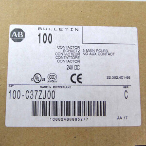 Allen Bradley Schütz 100-C37ZJ00 Ser.C 24VDC OVP
