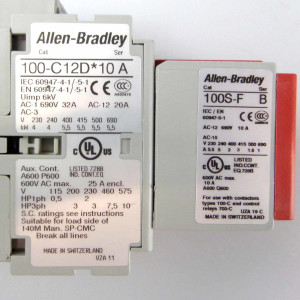 Allen Bradley Sicherheitsschütz 100S-C12DJ14C SER.A 24VDC OVP