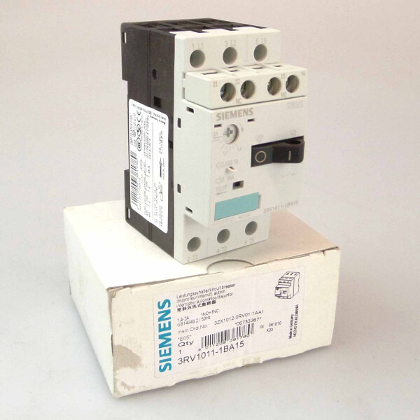 Siemens Leistungsschalter 3RV1011-1BA15 #K2 OVP