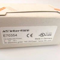 ifm AS-Interface Flachkabelabgriff E70354 OVP
