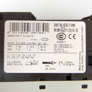 Siemens Leistungsschalter 3RV1011-1HA15 OVP