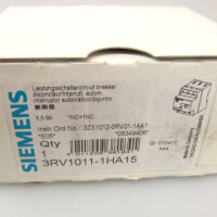 Siemens Leistungsschalter 3RV1011-1HA15 OVP