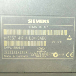 1 Paar Siemens Simatic S7-400H 6ES7 417-4HL04-0AB0 V4.0.6 GEB