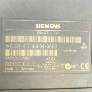 1 Paar Siemens Simatic S7-400H 6ES7 417-4HL04-0AB0 V4.0.6 GEB