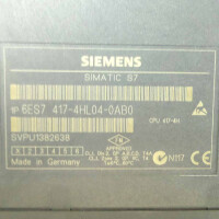 1 Paar Siemens Simatic S7-400H 6ES7 417-4HL04-0AB0 V4.0.6 GEB