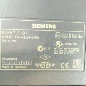 1 Paar Siemens Simatic S7-400H 6ES7 417-4HL04-0AB0 V4.0.10 GEB