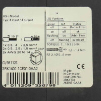 Siemens AS-Interface Modul 3RK1400-1CE01-0AA2 GEB