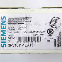 Siemens Leistungsschalter 3RV1011-1DA15 OVP