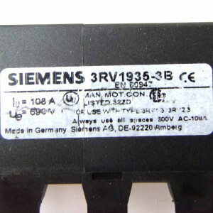 Siemens 3-Phasen Sammelschiene 3RV1935-3B GEB