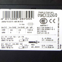 Siemens Leistungsschalter 3RV1031-4FA10 GEB