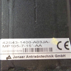 Jenaer Antriebstechnik GmbH Servomotor 42S43-1400-A03JA-MP105-7-15-AA GEB