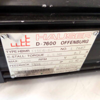 Hauser Servomotor HBMR 115E6-64S GEB