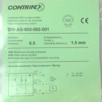 CONTRINEX Induktiver Nährungsschalter DW-AS-603-065-001 OVP