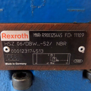 Rexroth Druckbegrenzungsventil DBW 10 B3-52/200S6EG24N9K4R12 R900978114 / HSZ 06/DBW..-52/NBR GEB