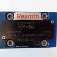 Rexroth Druckbegrenzungsventil DBW 10 B3-52/200S6EG24N9K4R12 R900978114 / HSZ 06/DBW..-52/NBR GEB