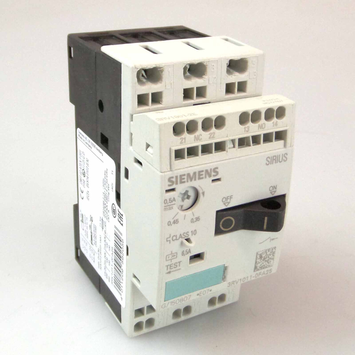 Siemens Leistungsschalter 3RV1011-0FA25 GEB