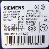 Siemens Verbraucherabzweig 3RA1225-1CR16-4BB4 OVP