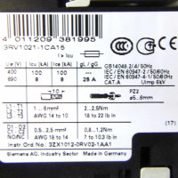 Siemens Verbraucherabzweig 3RA1225-1CR16-4BB4 OVP
