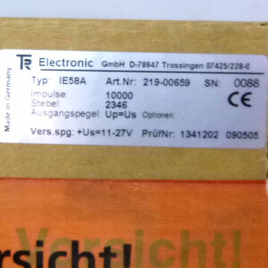 TR Electronic Drehgeber IE58A 219-00659 Impulse 10000 OVP