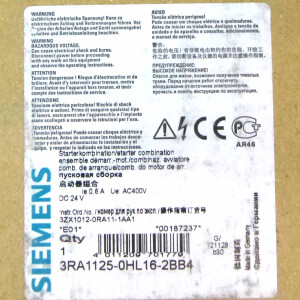 Siemens Starterkombination 3RA1125-0HL16-2BB4 OVP