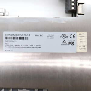 B&R ACOPOSmulti Wechselrichtermodul 8BVI0055HCD0.000-1 Rev.N0 GEB