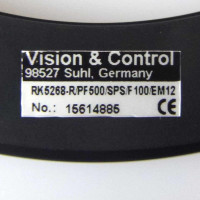 Vision & Control Ringbeleuchtung RK5268-R/ PF500/SPS/F100/EM12 OVP