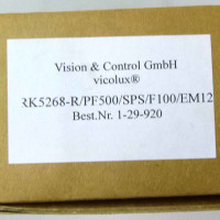 Vision & Control Ringbeleuchtung RK5268-R/ PF500/SPS/F100/EM12 OVP