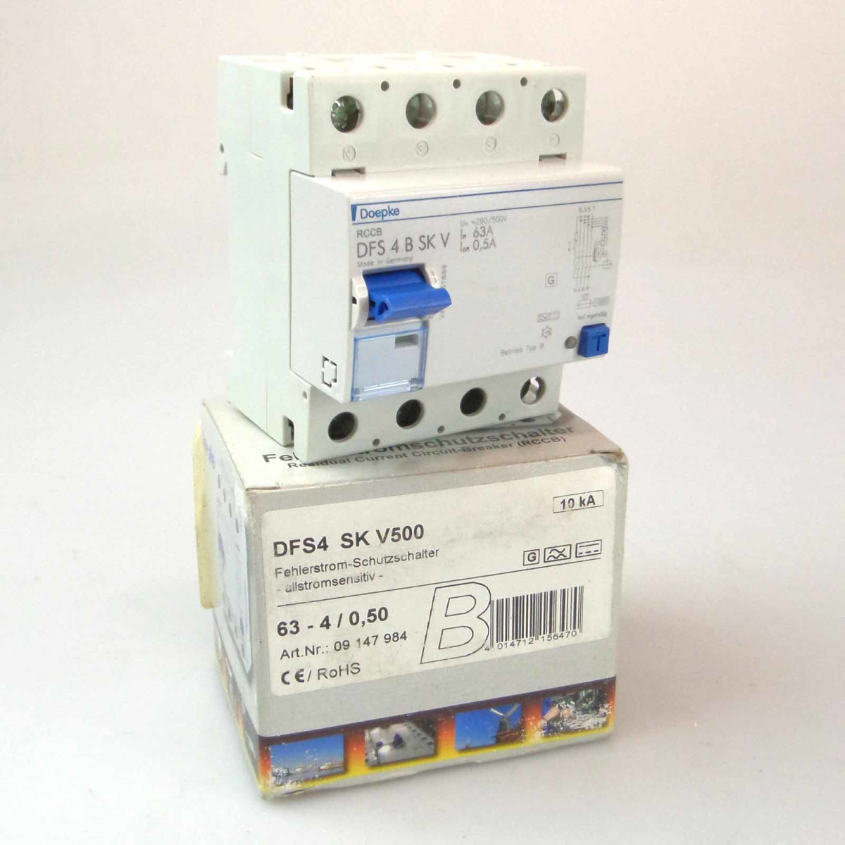 Doepke Fehlerstromschutzschalter DFS4 SK V500 09147984 63-4/