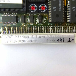 Automata VME Interbus-S Slave IBS-SLV D-3020-001-1 GEB