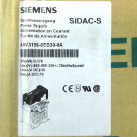 Siemens SIDAC-S 4AV3196-0EB30-0A OVP