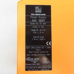 ifm AS-Interface Power Supply AC1207 #K2 GEB