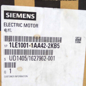 Siemens Niederspannungsmotor 1LE1001-1AA42-2KB5 OVP