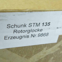 Schunk Rotorglocke STM 135 9868 OVP