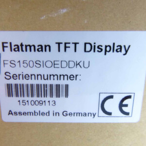IQ Automation GmbH Flatman TFT Display FS150SIOEDDKU OVP