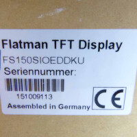 IQ Automation GmbH Flatman TFT Display FS150SIOEDDKU OVP