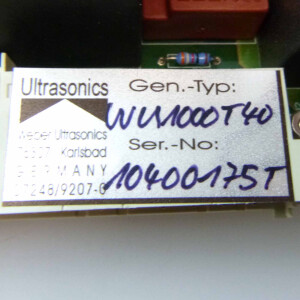 Sonopower Ultraschall-Generator WU 1000T/40 49-64mm GEB