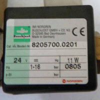 Buschjost Norgren Magnetventil 8205700.0201 NOV
