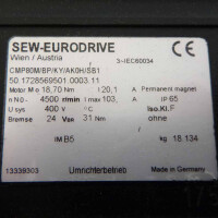 SEW-EURODRIVE Servomotor CMP80M/BP/KY/AK0H/SB1 GEB