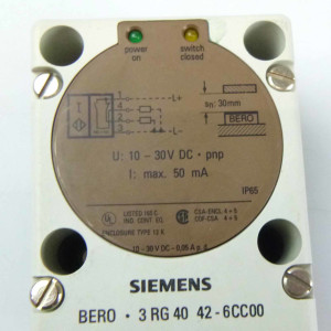 Siemens BERO Induktiver Näherungsschalter 3RG4042-6CC00 GEB
