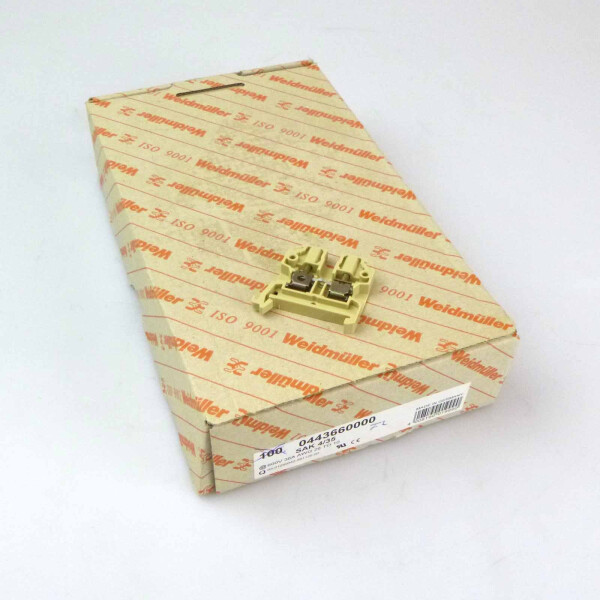 Weidmüller Durchgangsklemme SAK4/35 0443660000 (74Stk.) OVP