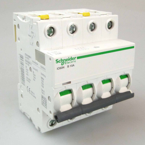 Schneider Electric Miniatur-Leistungsschalter A9F03410 iC60N B10A NOV