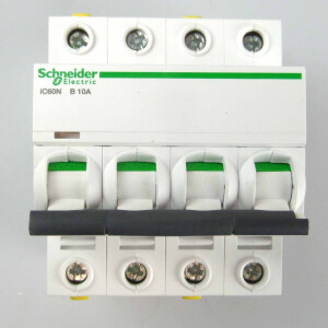 Schneider Electric Miniatur-Leistungsschalter A9F03410 iC60N B10A NOV