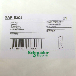 Schneider Electric Einbauplatte XAP E304 062806 OVP
