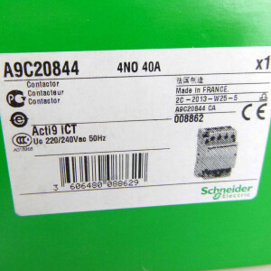 Schneider Electric Schütz Acti9 A9C20844 40A 220V/50Hz OVP