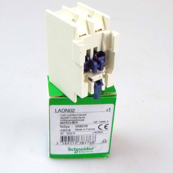 Schneider Electric Hilfskontaktblock LADN02 038376 OVP