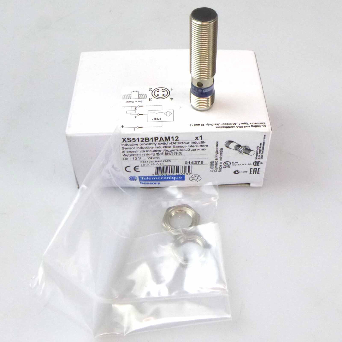 Telemecanique Induktiver Sensor XS512B1PAM12 014378 OVP