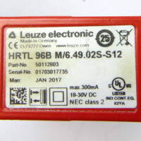 Leuze Taster Hintergrundausblendung HRTL 96B M/6.49.02S-S12 50112803 GEB