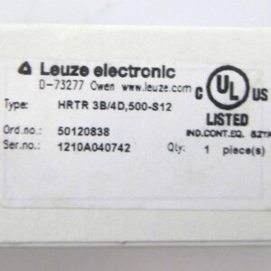 Leuze electronic Lichtschranke HRTR 3B/4D,500-S12 50120838 OVP