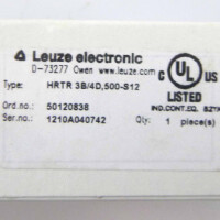 Leuze electronic Lichtschranke HRTR 3B/4D,500-S12 50120838 OVP
