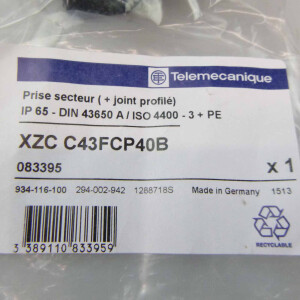 Telemecanique Steckverbinder XZC C43FCP40B 083395 OVP